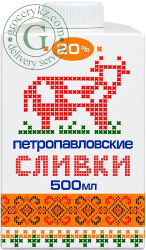 Petropavlovsk cream, 20%, 500 ml Petropavlovsk cream, 20%, 500 ml