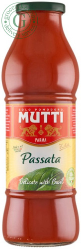 Mutti tomato and basilico puree, 700 g