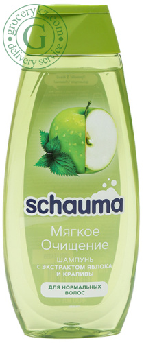 Schauma shampoo for normal hair, apple and nettle, 400 ml