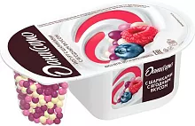 Danissimo yogurt, crispy balls with berry flavor, 105 g