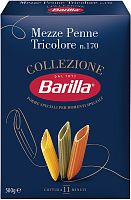 Barilla Mezze Penne Tricolore pasta, 500 g