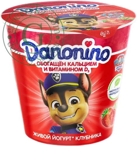 Danonino yogurt, strawberry, 100 g Danonino yogurt, strawberry, 100 g