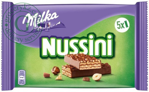 Milka Nussini wafers, 155 g