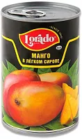 Lorado canned mango in syrup, 425 ml