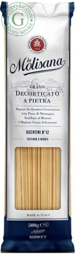 La Molisana Bucatini n.12 pasta, 500 g