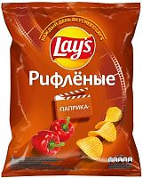 Lay's potato corrugated chips, paprika, 225 g