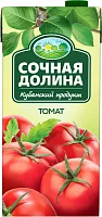 Sochnaya Dolina tomato juice, 0.95 l