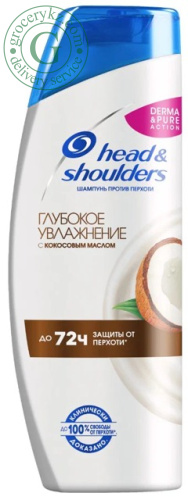 Head & Shoulders shampoo, deep hydration, 400 ml