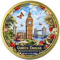 Golden Danish Danish style butter cookies, Big Ben, 340 g