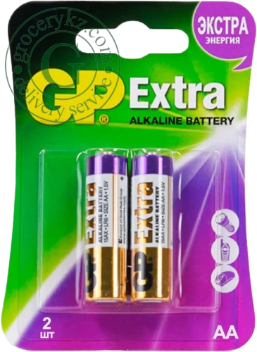 GP Extra AA batteries, 2 pc