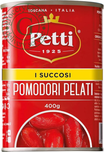 Petti whole peeled tomatoes, 400 g