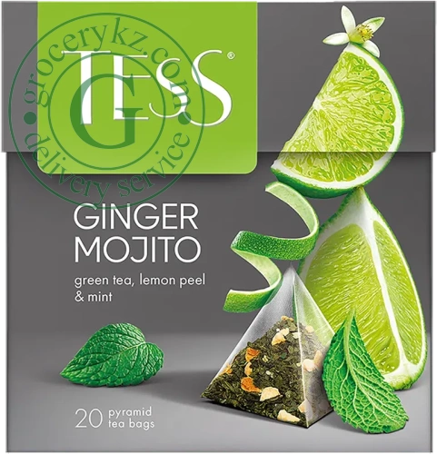 Tess Ginger Mojito green tea, 20 pyramids Tess Ginger Mojito green tea, 20 pyramids