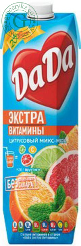 DaDa citrus mix and mint juice, 0.95 l