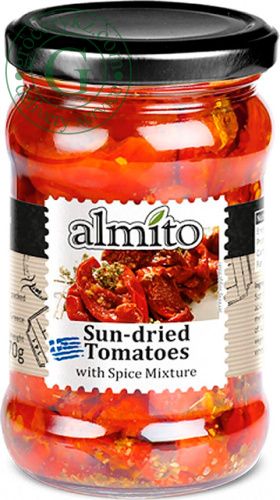 Almito sun dried tomatoes with spice mixture, 320 ml