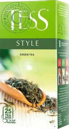 Tess Style green tea, 25 bags