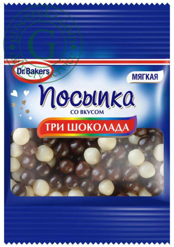 Dr.Bakers dessert topping, 3 chocolate, 10 g