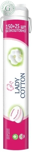 Lady Cotton cotton pads, 175 pc