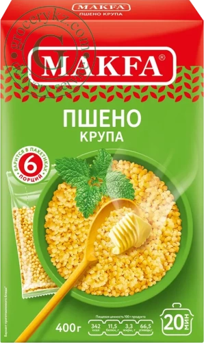 Makfa millet in bags, 6 bags, 400 g Makfa millet in bags, 6 bags, 400 g