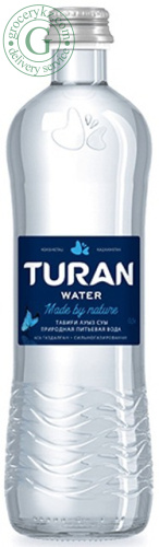 Turan sparkling water, 0.5 l (glass bottle)