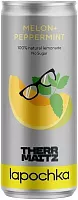 Lapochka lemonade, melon, melon and peppermint, 0.33 l