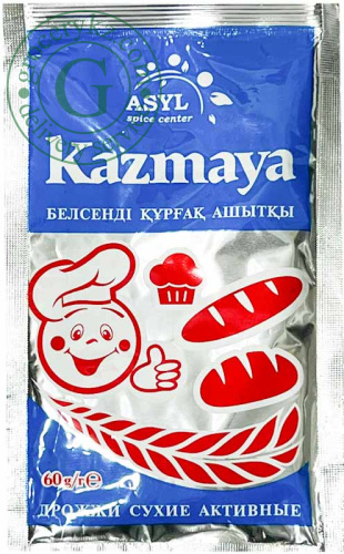 Kazmaya active dry baker's yeast, 60 g