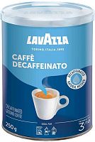 Lavazza decaffeinated ground coffee, metal jar, 250 g
