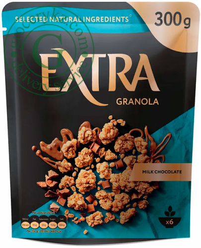 Extra granola, milk chocolate, 300 g