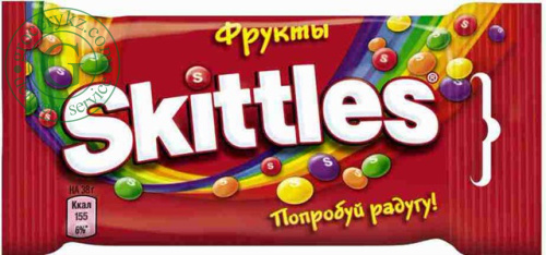 Skittles, fruits, 38 g