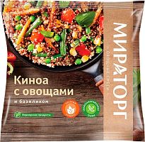 Miratorg quinoa with vegetables and basil, frozen, 400 g