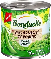 Bonduelle canned green peas, young, 400 g