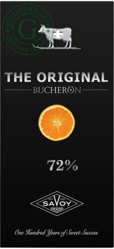 Bucheron Original chocolate bar, orange, 90 g