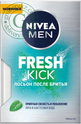 Nivea aftershave lotion, fresh kick, 100 ml