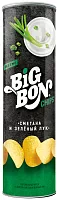 Big Bon potato chips, sour cream and onion, 130 g