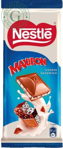 Nestle Maxibon chocolate with ice cream and cookies flavor 80g
