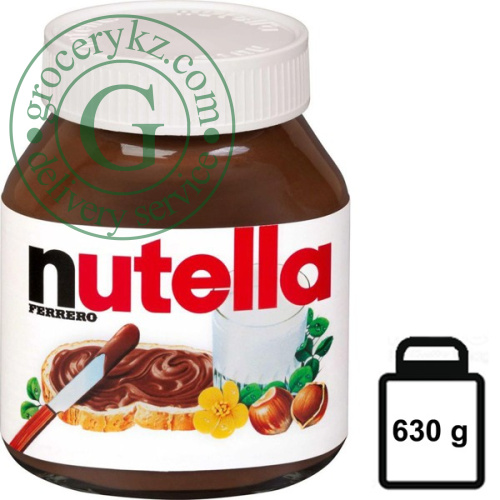 Nutella hazelnut cocoa spread, 630 g