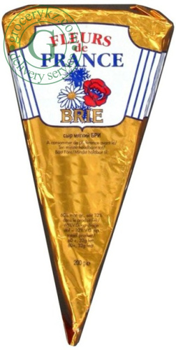 President Fleurs de France Brie soft cheese, 200 g
