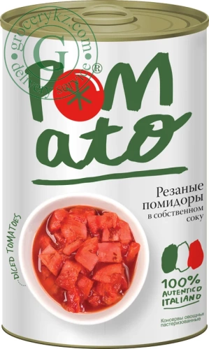 Pomato diced tomatoes, 400 g