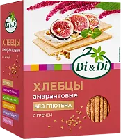 Di&Di amaranth crispbread with buckwheat, 195 g