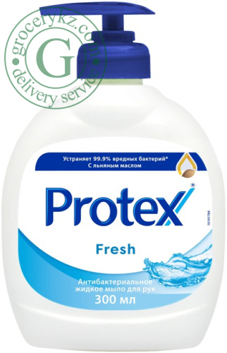 Protex antibacterial liquid soap, fresh, 300 ml