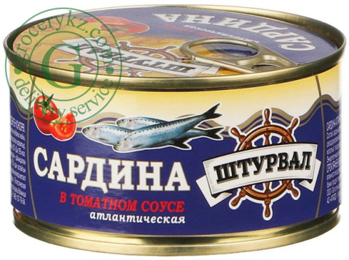 Shturval sardine in tomato sauce, 185 g