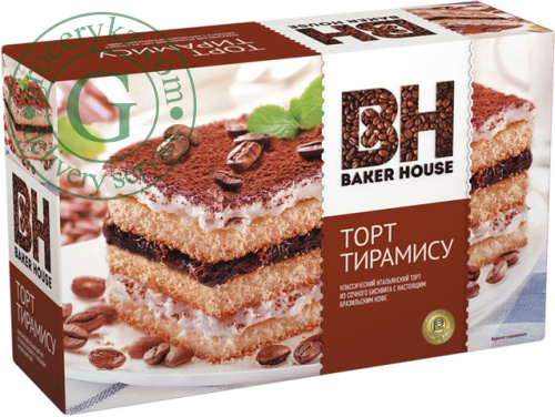 Baker House Tiramisu cake, 350 g