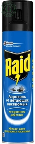 Raid aerosol against flying insects, 300 ml