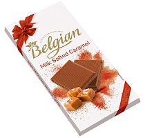 Belgian chocolate, milk salted caramel, 100 g