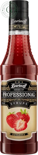 Barinoff beverage syrup, strawberry, 0.25 l
