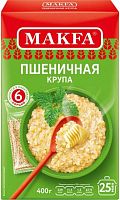 Makfa wheat groats in bags, 6 bags, 400 g