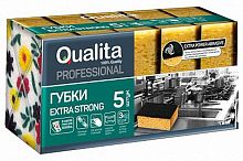 Qualita Extra Strong dishwash sponge, 5 pc