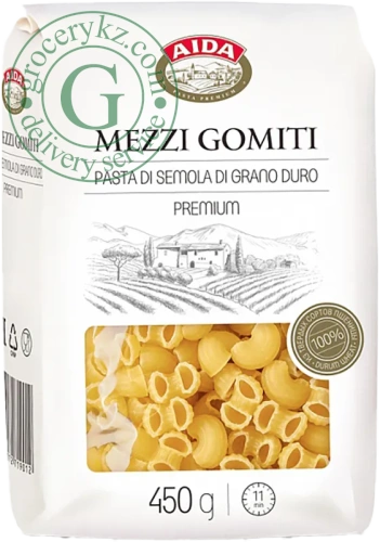 Aida Mezzi Gomiti pasta, 450 g