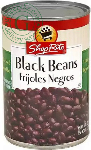ShopRite black beans, 425 g