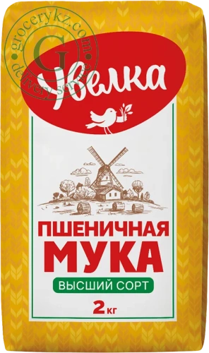 Uvelka wheat flour, premium grade, 2 kg Uvelka wheat flour, premium grade, 2 kg