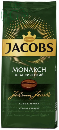 Jacobs Monarch coffee in beans, 230 g